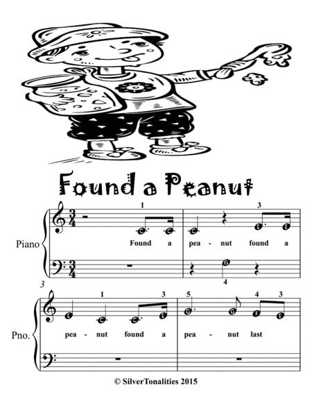 Found A Peanut Beginner Piano Sheet Music Page 2