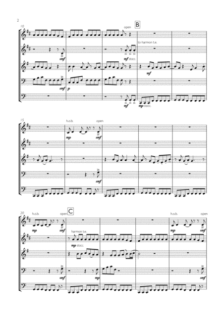 Fountains Of Wayne Stacys Mom For Brass Quintet Page 2