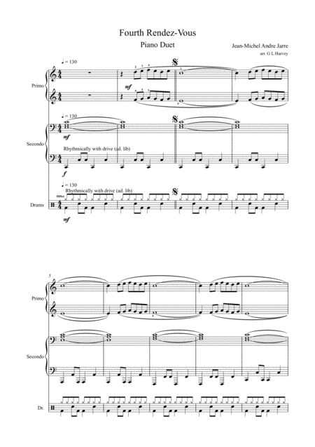 Fourth Rendez Vous Easy Piano Duet Page 2