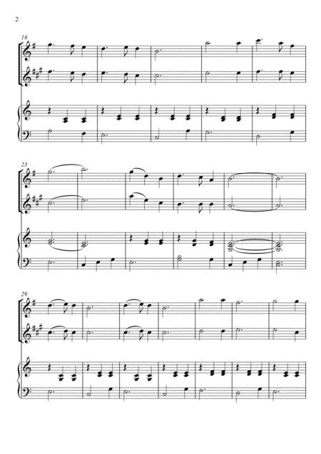 Franz Gruber Silent Night English Horn And Alto Saxophone Duet Page 2