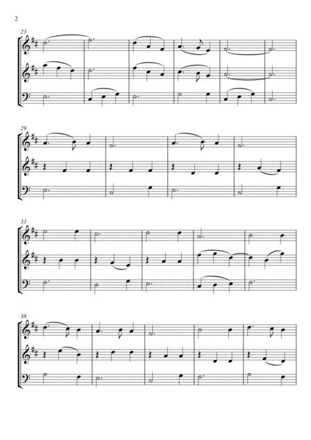 Franz Gruber Silent Night Trumpet Trumpet And Trombone Trio Page 2