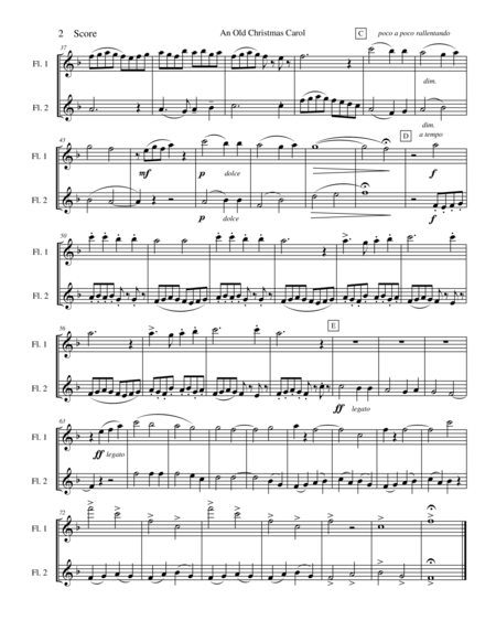 Franz Liszt Christmas Tree Suite For Flute Duet Page 2