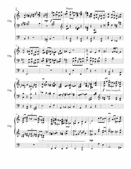 Frederick Delius Dance For Organ Transcribed From The Harpsichord Version Page 2