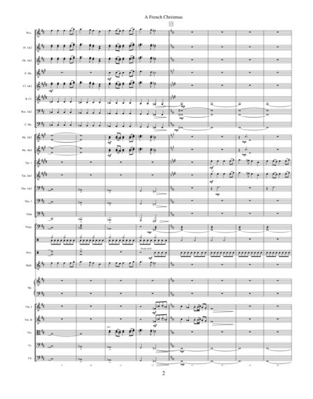 French Christmas A Orchestra Page 2