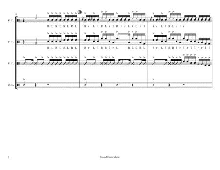 French Toast Drumline Cadence Page 2