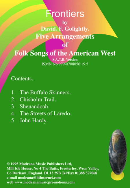 Frontierss At B Five Settings Of American Cowboy Songs Page 2