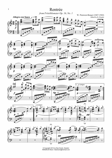 Frsblomster Op 16 Book 1 Complete For Piano Solo Page 2