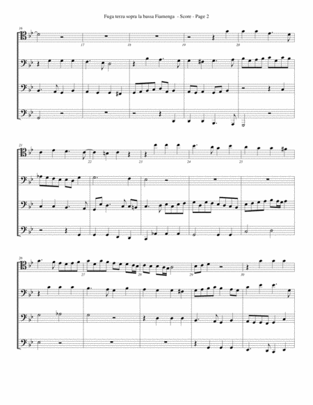 Fuga Terza Sopra La Bassa Fiamenga For Trombone Or Low Brass Quartet Page 2