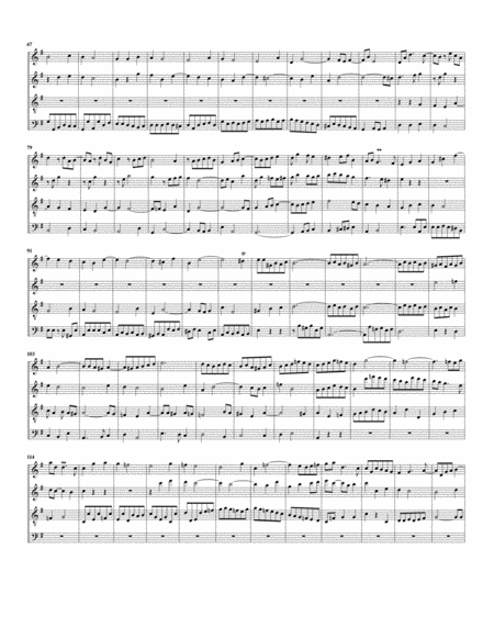 Fugue For Organ Bwv 536 Ii Arrangement For 4 Recorders Page 2