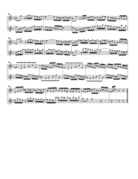 Fugue From Das Wohltemperierte Klavier I Bwv 855 Ii Arrangement For 2 Recorders Page 2