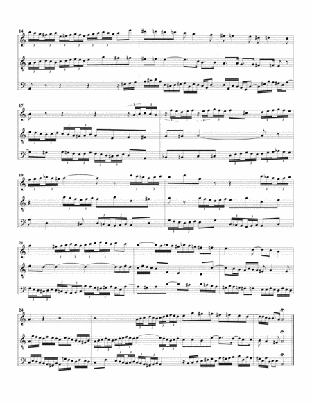 Fugue From Das Wohltemperierte Klavier Ii Bwv 875 Ii Arrangement For 3 Recorders Page 2