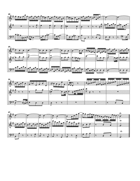 Fugue From Das Wohltemperierte Klavier Ii Bwv 884 Ii Arrangement For 3 Recorders Page 2