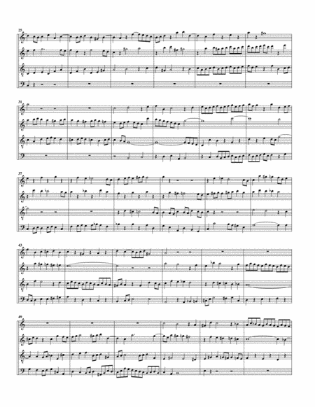 Fugue From Das Wohltemperierte Klavier Ii Bwv 891 Ii Arrangement For 4 Recorders Page 2