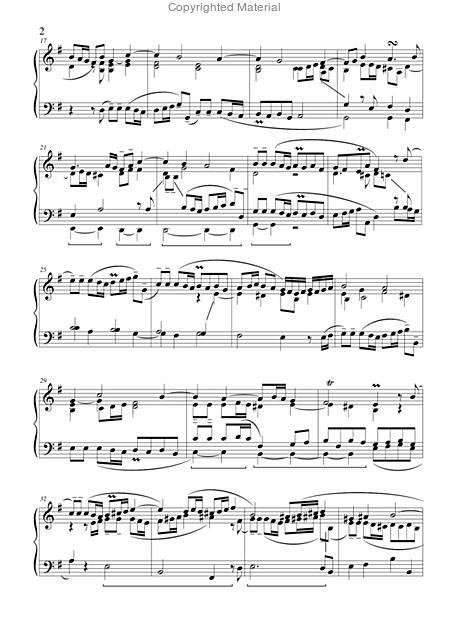 Fugue In G Major For Piano Bwv 576 By Js Bach Page 2