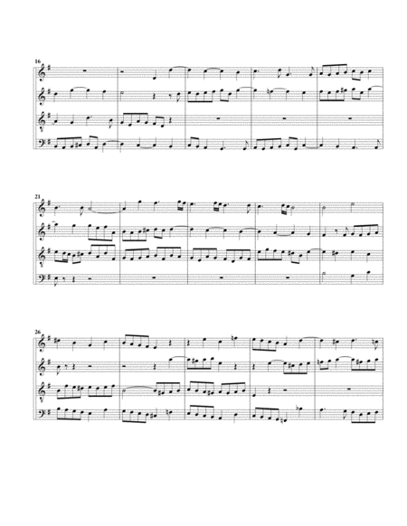 Fugue No 3 Hwv 607 Arrangement For 4 Recorders Page 2