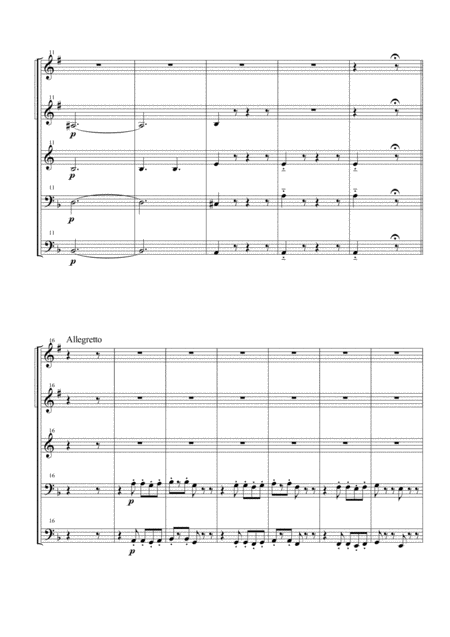 Funeral March Of A Marionette For Brass Quintet Page 2