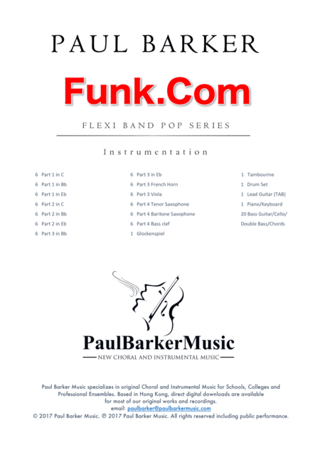 Funk Com Flexi Band Score Parts Page 2