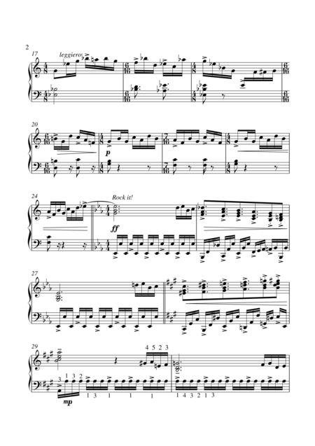 Funky Warm Up For Happy Pianists Page 2