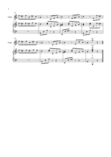 Fur Elise For Euphonium And Piano Page 2