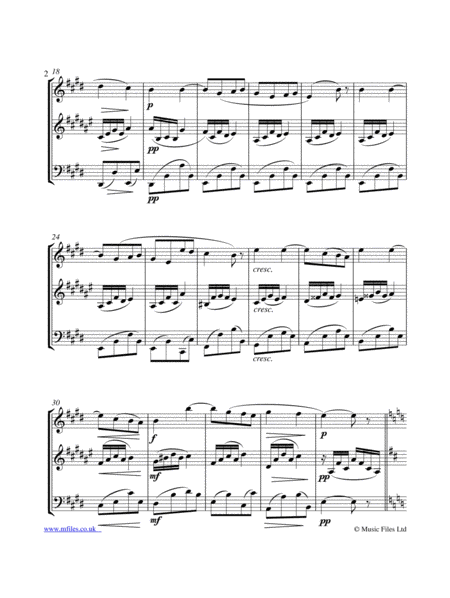 Gabriel Faures Dolly Suite No 1 Berceuse For Woodwind Trio Page 2