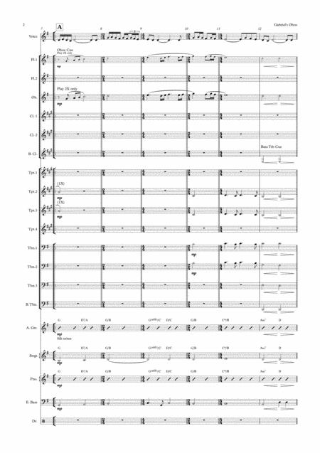 Gabriel Oboe Female Vocal With Big Band Key Of G Page 2