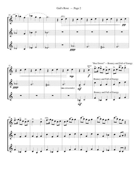 Gails Rose For Violin Trio Page 2