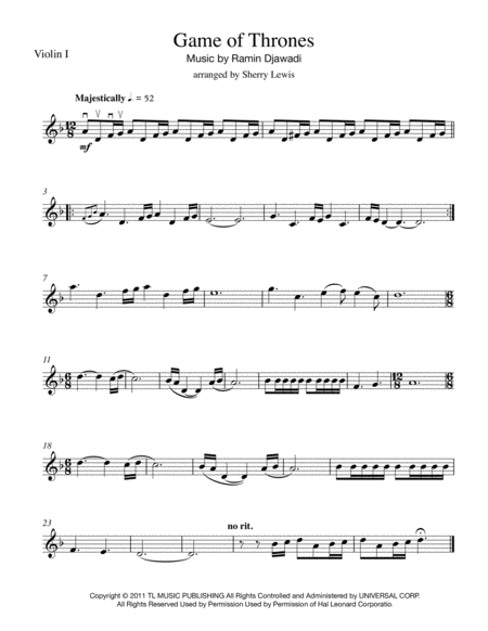 Game Of Thrones String Duo For String Duo Page 2