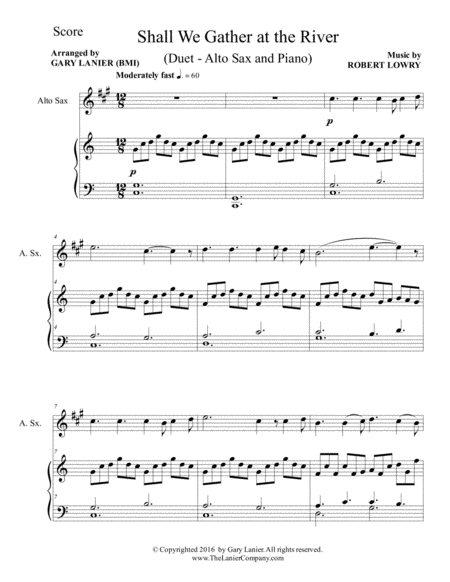 Gentle Hymns For Worship Alto Sax And Piano With Parts Page 2