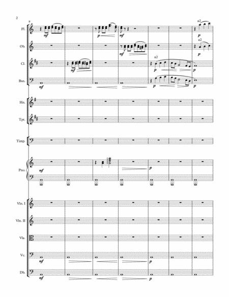 Gentle Rains For Chamber Orchestra Page 2