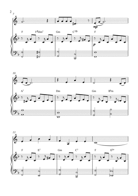 Georgia On My Mind Horn In F Solo And Piano Accompaniment Page 2