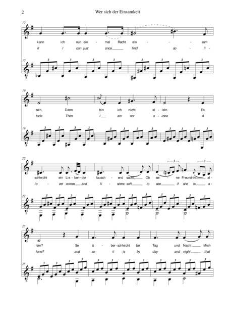 Gesnge Des Harfners Songs Of The Harpist For Low Voice And Guitar Page 2