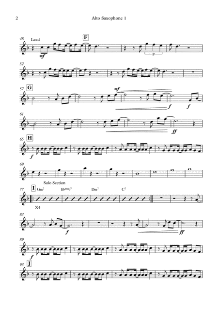 Get Lucky Saxophone Quartet Aatb Page 2