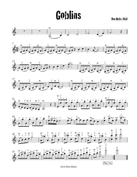 Goblins A Rock Solo For Violin Page 2