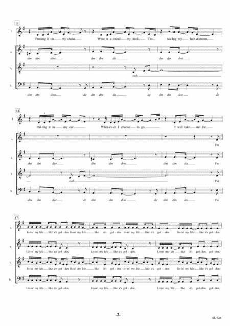 Golden Satb Solo A Cappella Page 2