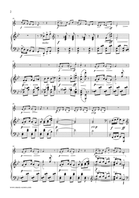 Golliwoggs Cakewalk French Horn And Piano Page 2