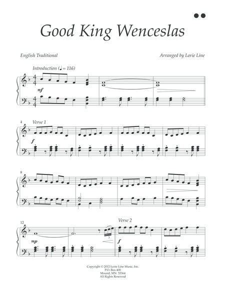 Good King Wenceslas Easy Page 2