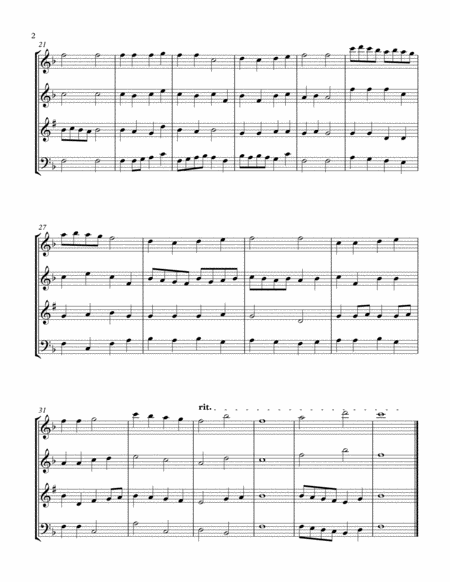 Good King Wenceslas Wind Quartet Page 2