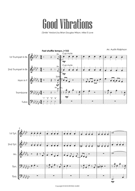 Good Vibrations Brass Quintet Page 2