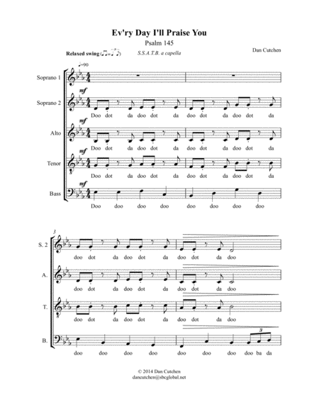 Gospel Jazz Choral Ev Ry Day I Will Praise You Page 2