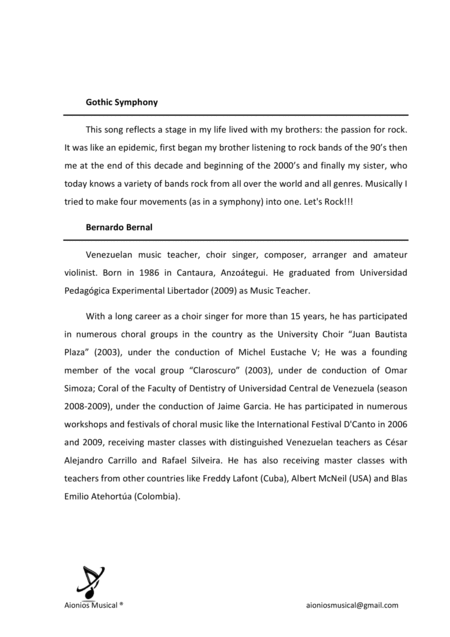Gothic Symphony Rock Band And Symphonic Orchestra Score Only Page 2