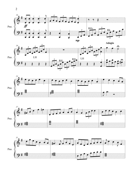 Grace Medley For Horn In F With Piano Instrument Part Included Page 2