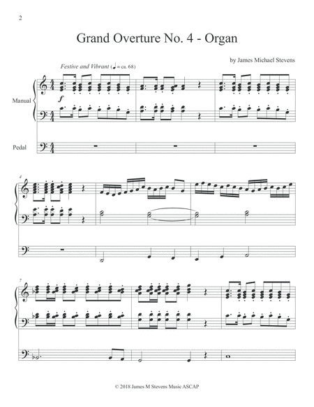 Grand Overture No 4 Organ In C Major Page 2