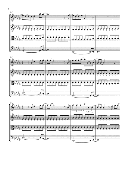 Greatest Day Take That Arranged For String Quartet By Greg Eaton Perfect For Gigging Quartets Score And Parts Page 2