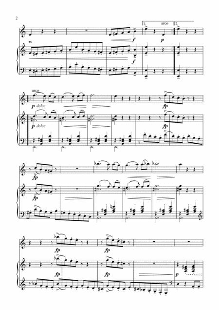 Grieg Anitras Dance Violin And Piano Page 2