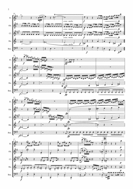 Grieg Holberg Suite Wind Quintet Page 2