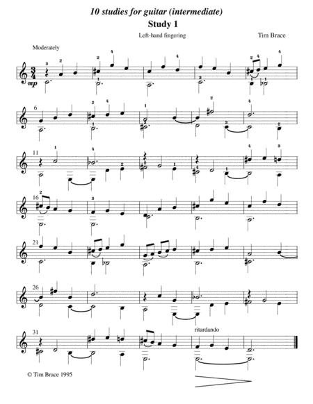 Guitar Studies 1 10 For Intermediate Students Page 2