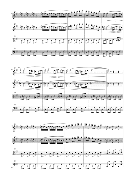 Gypsy Dance From Carmen Suite No 2 For String Quartet Page 2