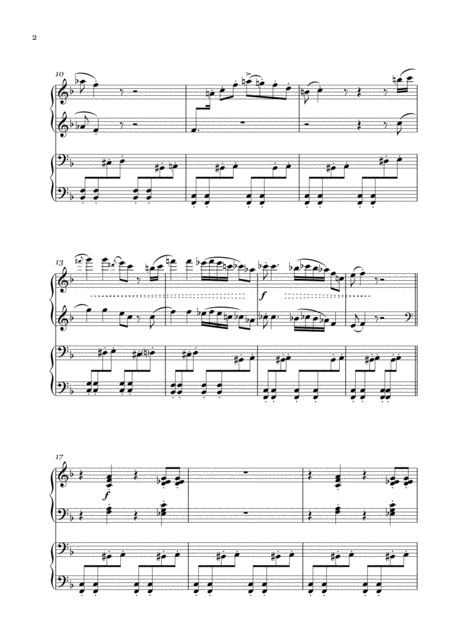 H Mancini Baby Elephant Walk Piano 4 Hands Page 2