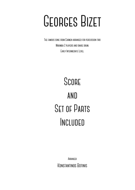 Habanera Percussion Trio Page 2