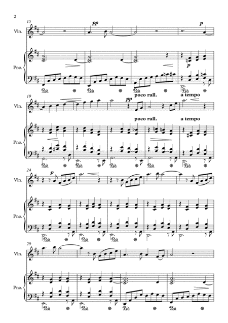 Halcyon For Violin And Piano Page 2